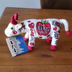 Cow Parade Plush NWT 9" NYC Big Apple